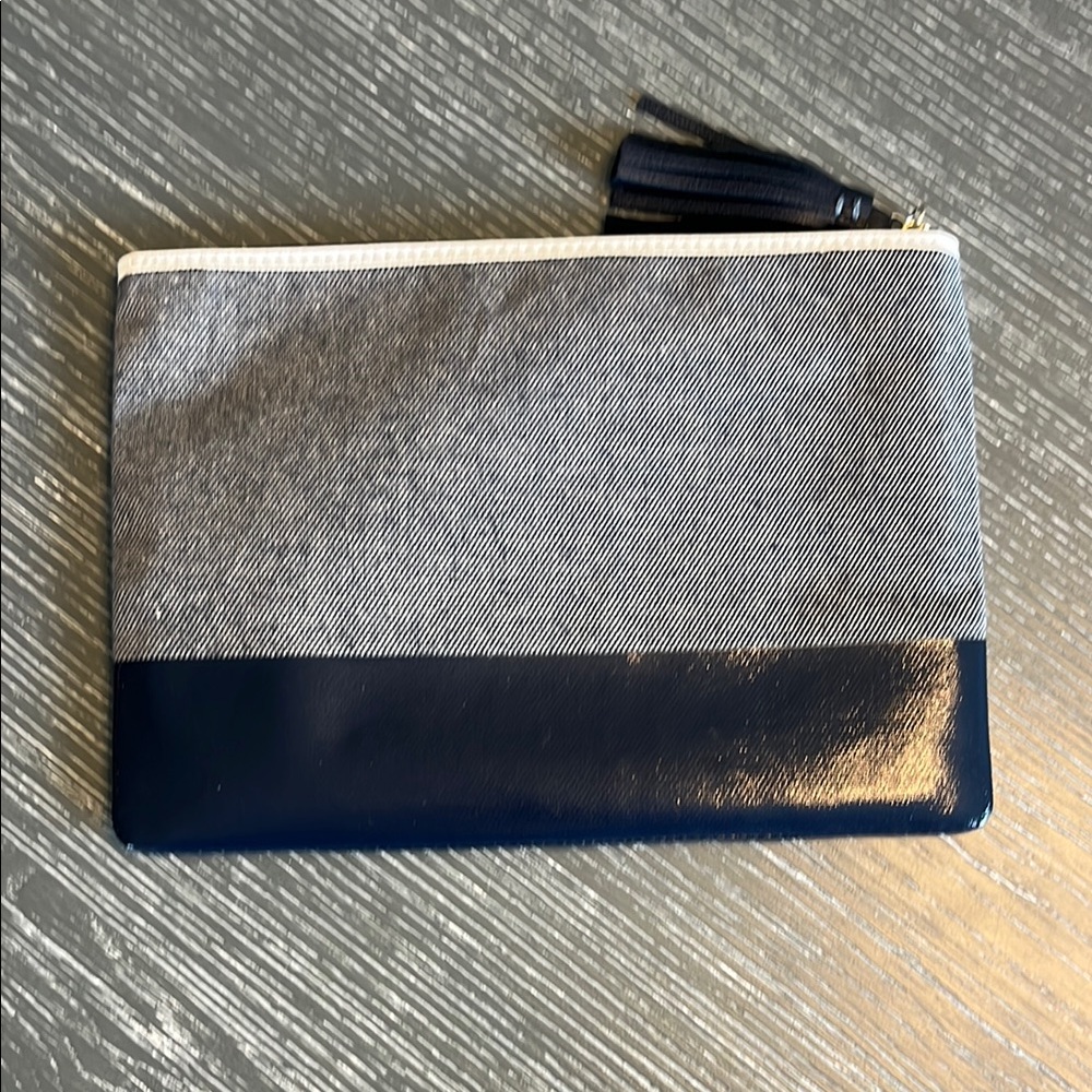 Kate Spade Ash Street Navy Clutch with Tassel - Picture 2 of 6